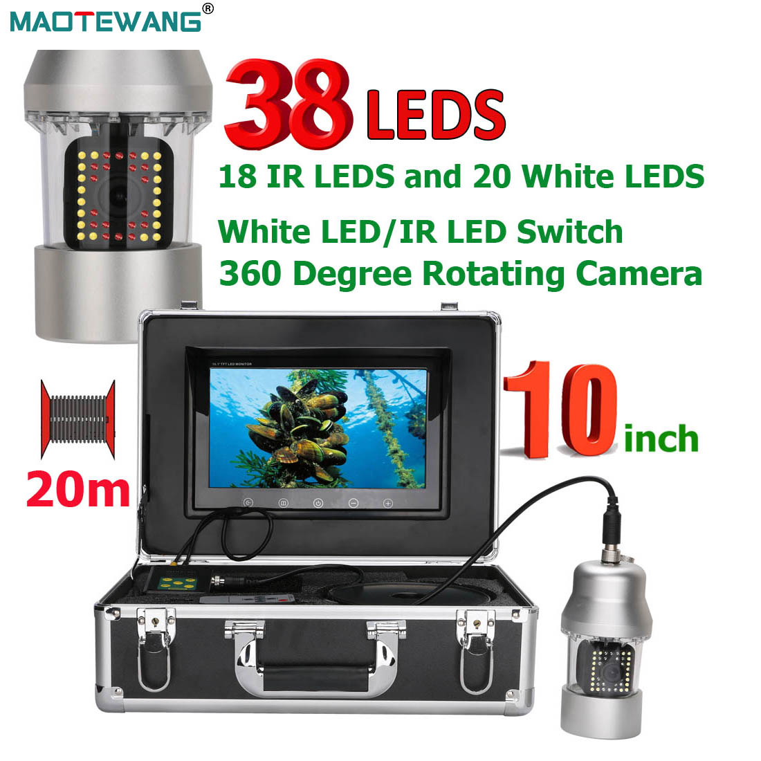 MAOTEWANG Underwater Fishing V - огляд і ціна Fishing Depth Finder