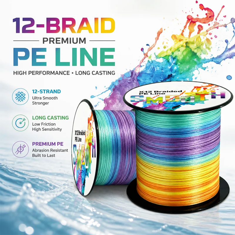 MATEER 1000/500/300M 12 Strand - огляд і ціна Fish Finder Cable