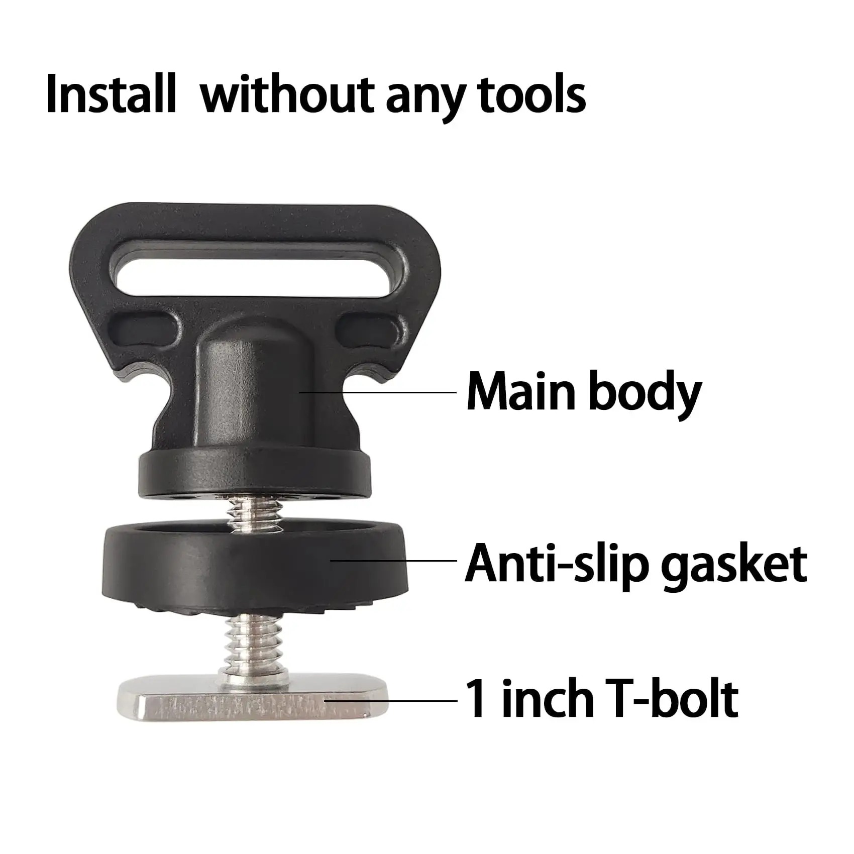 Kayak Track Tie Down Anchor Mo - огляд і ціна Fish Finder Mount